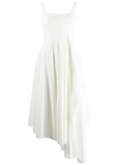 Shop A.w.a.k.e. Asymmetric Maya Dress In White