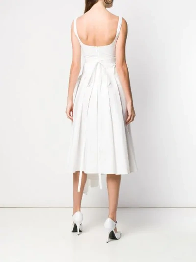 Shop A.w.a.k.e. Asymmetric Maya Dress In White