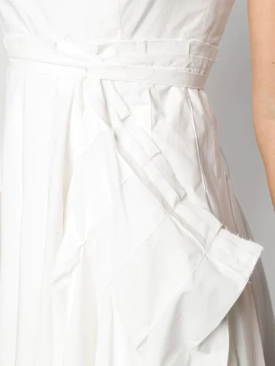 Shop A.w.a.k.e. Asymmetric Maya Dress In White