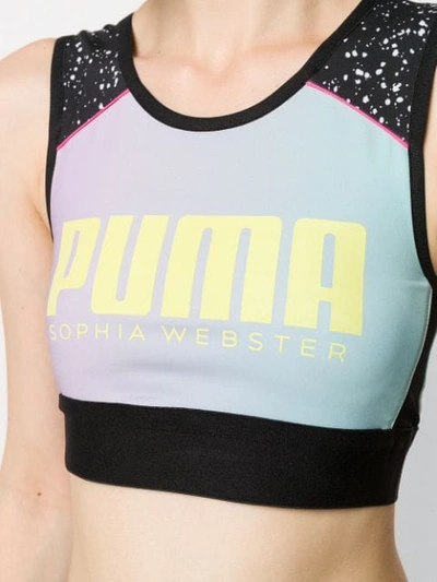 Shop Puma X Sophia Webster X Sophia Webster Bra Top In Black