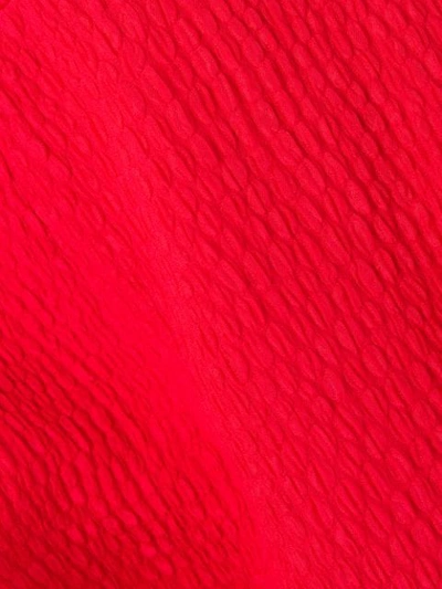 Shop David Koma Jumpsuit Mit Rüschen In Red