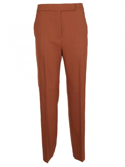 Shop Max Mara Palizzo Trousers In Orange