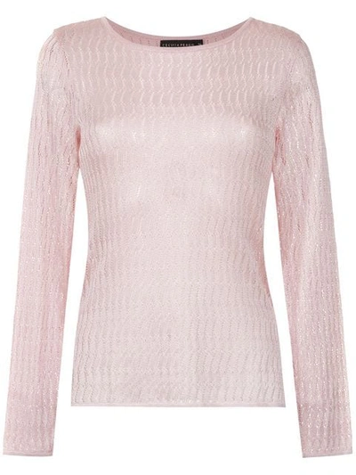 Shop Cecilia Prado Ione Knitted Top In Pink