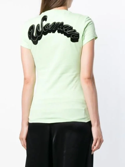 Shop Off-white Run For The Roses T-shirt In Green