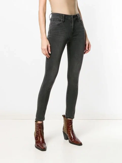 Shop Levi's 721 High-rise Skinny Jeans In Black