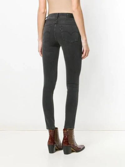 Shop Levi's 721 High-rise Skinny Jeans In Black