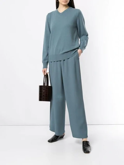 Shop The Row Maley Jumper In Blue