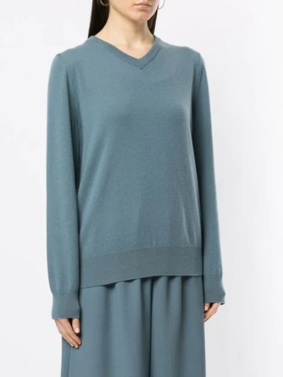 Shop The Row Maley Jumper In Blue