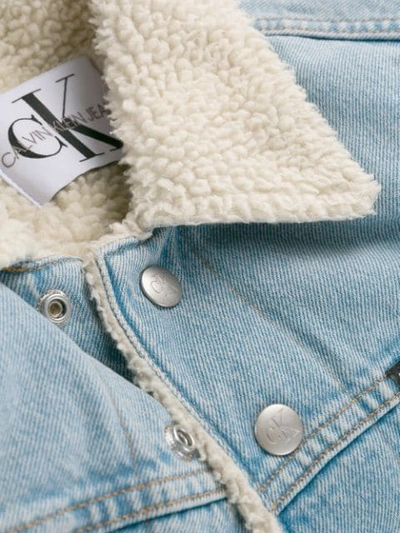 Shop Calvin Klein Jeans Est.1978 Klassische Jeansjacke In Blue