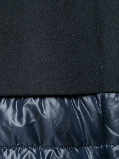 Shop Fay Panelled Padded Coat - Black