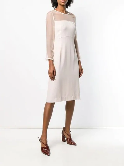 Shop Goat Flavia Shift Dress In Neutrals