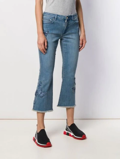 Michael Michael Kors Cropped Jeans In Blue