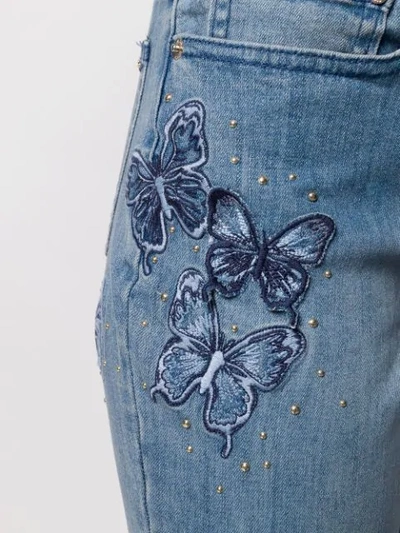 Michael Michael Kors Cropped Jeans In Blue