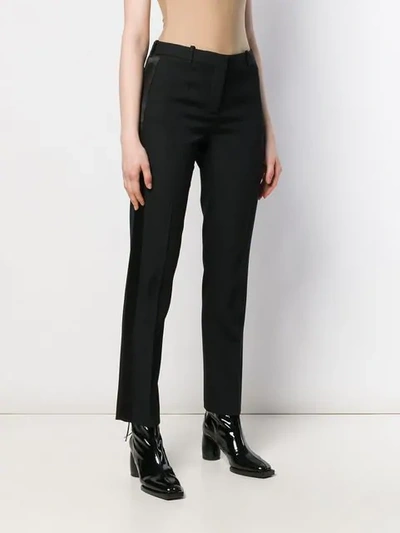 GIVENCHY SIDE BAND TROUSERS - 黑色