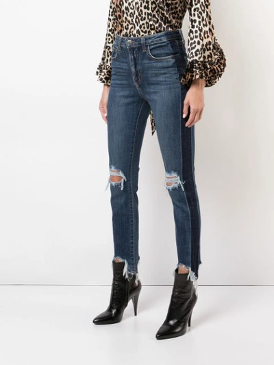 Shop L Agence High Line High Rise Skinny Jeans In Blue