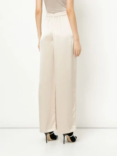 Shop Layeur Classic Palazzo Pants In Brown