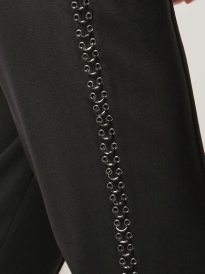 Shop Vera Wang Slim-fit Trousers In Black