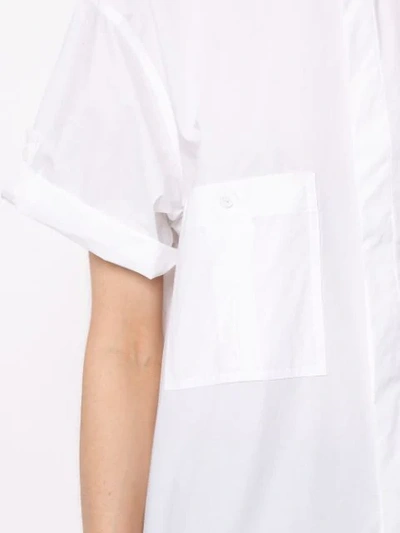 Shop Nehera Oversized Short-sleeve Shirt In White