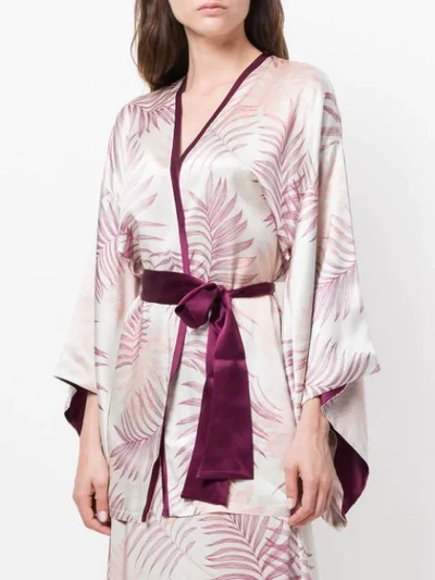 Shop Gilda & Pearl 'kew' Kimono In Orchid