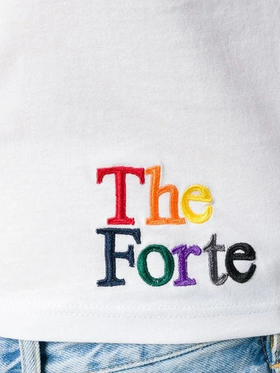 Shop Forte Dei Marmi Couture Embroidered Logo T In White