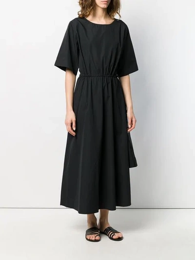 Shop Barena Venezia Adelaide Robe Dress In Black