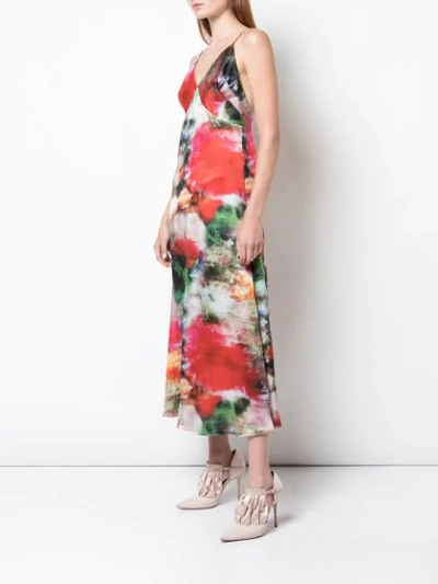 ADAM LIPPES ALL-OVER PRINT DRESS - 粉色