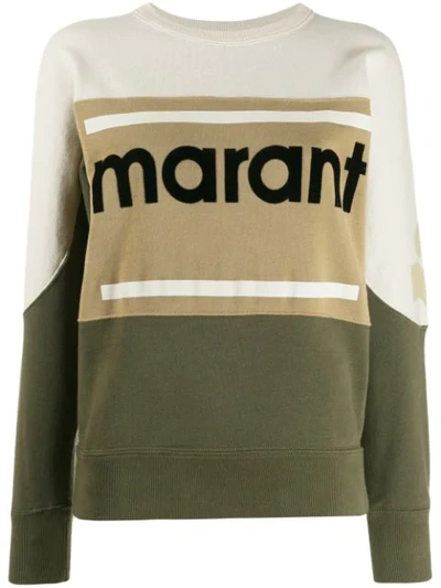 Shop Isabel Marant Étoile Gallian Sweatshirt In Khaki