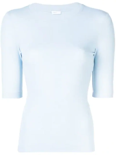Shop Rosetta Getty Classic Plain T-shirt In Blue