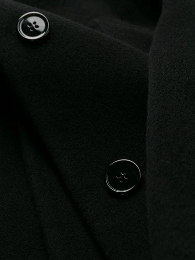 Shop Mm6 Maison Margiela Oversized Coat In Black