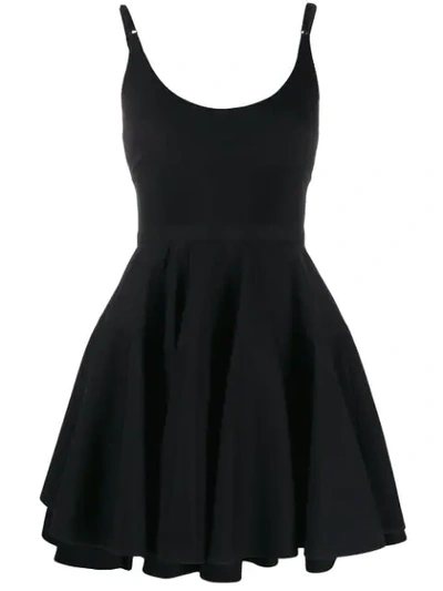 Shop Alexander Wang Spaghetti Strap Dress In 001 Black