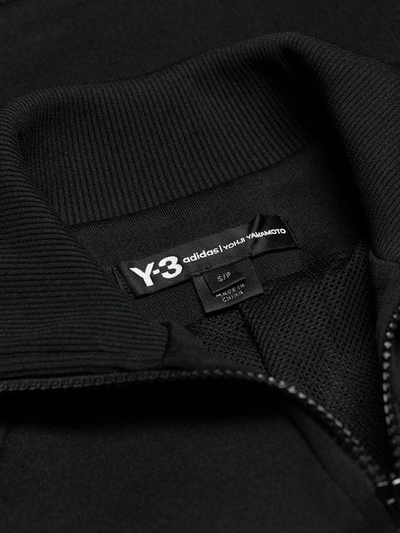 Shop Y-3 Zip-front Sports Jacket In Black