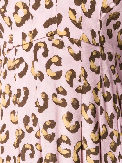 Shop Andamane Abstract Print Midi Dress - Pink