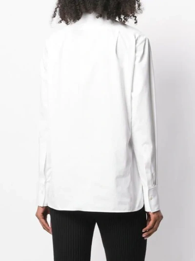 Shop Stella Mccartney Ruched Waist Shirt In White