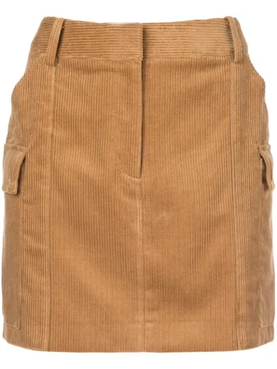 Shop Stella Mccartney Corduroy Mini Skirt In 2711