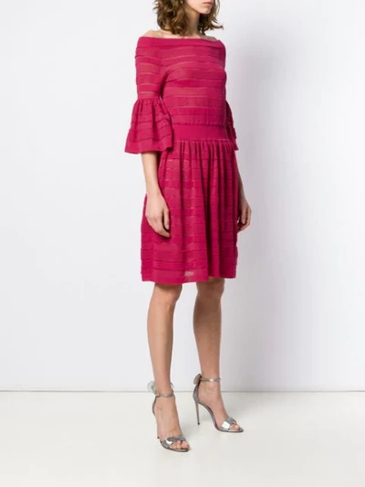 Shop Antonino Valenti Layered Panel Dress In Pink