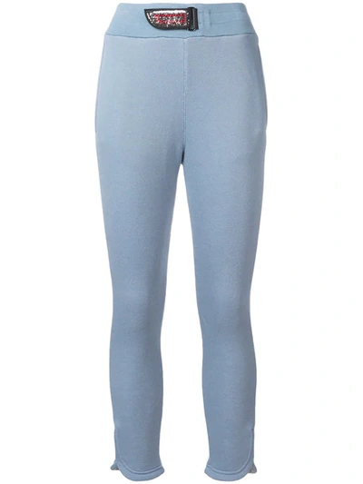 Shop Mr & Mrs Italy Slim-fit Track Trousers In Blue