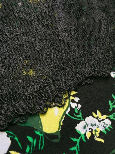 Shop Diane Von Furstenberg Lemon Print Skirt In Black