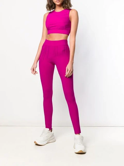 Shop No Ka'oi Compression Leggings In Pink