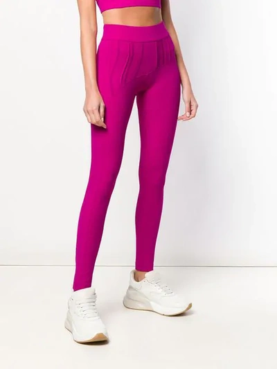 Shop No Ka'oi Compression Leggings In Pink