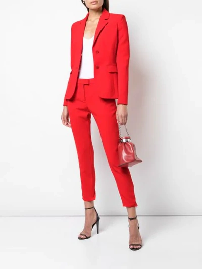 Shop Altuzarra Henri Trousers In Red