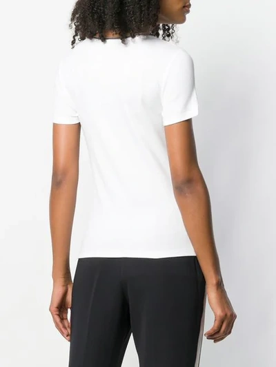Shop Peserico Slim Fit T-shirt In White