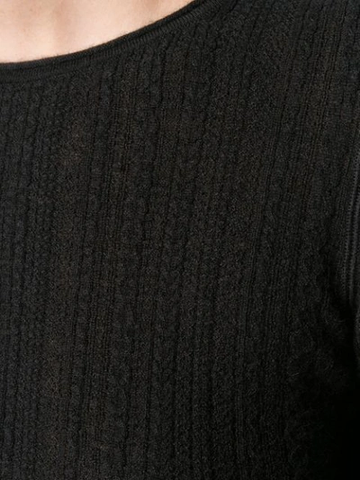 Shop Theory Knitted Sweatshirt - Black