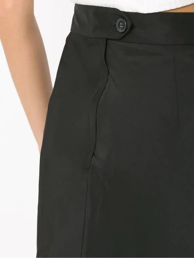 Shop À La Garçonne Memory Pencil Skirt In Black