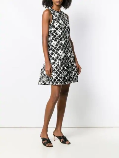 Shop Michael Michael Kors Ruffled Floral Dress - Black