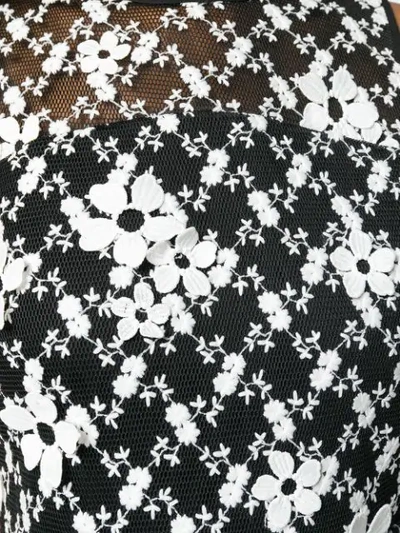 Shop Michael Michael Kors Ruffled Floral Dress - Black