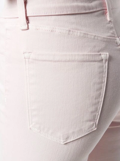 Shop J Brand Alana Cropped Jeans In Pink