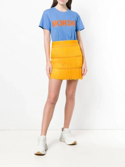 Shop Alberta Ferretti Monday T-shirt In Blue