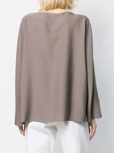 Shop The Row Relaxed Fit Blouse In Grey