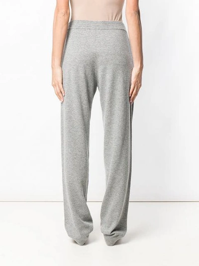 Shop Givenchy Cashmere Track Trousers In Grey