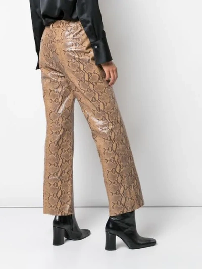 Shop Nili Lotan Vianna Trousers In Brown